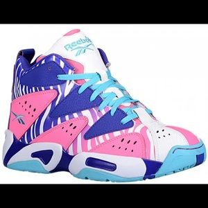 Reebok Kamikaze pink/purple rare color combo 8.5